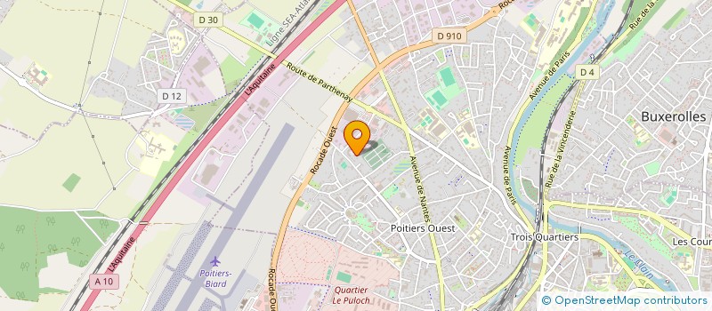 localisation de l'entreprise BTECH  POITIERS