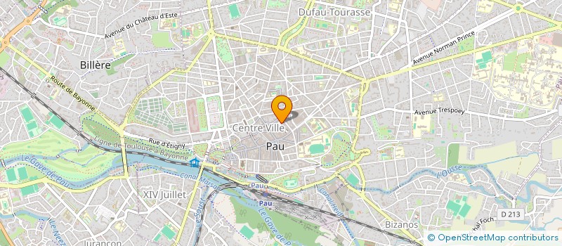 localisation de l'entreprise BTEG SARL à PAU