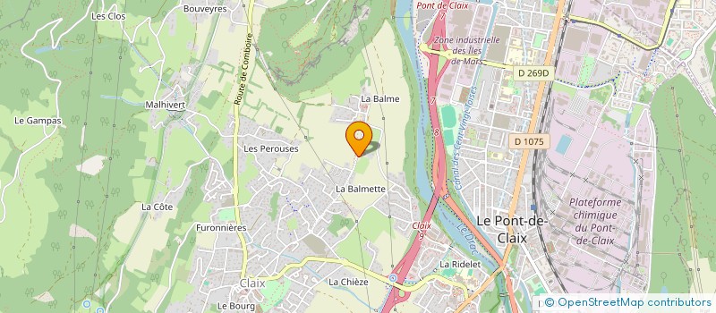 localisation de l'entreprise BTEQ  CLAIX