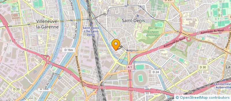 localisation de l'entreprise BTF à SAINT-DENIS