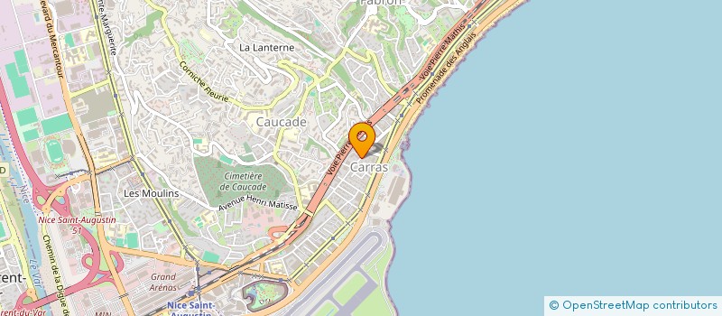 localisation de l'entreprise BTF  NICE