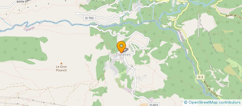 localisation de l'entreprise BTF CONSULTING à CIPIERES