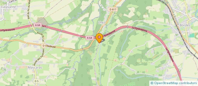 localisation de l'entreprise BTGP  BORDES