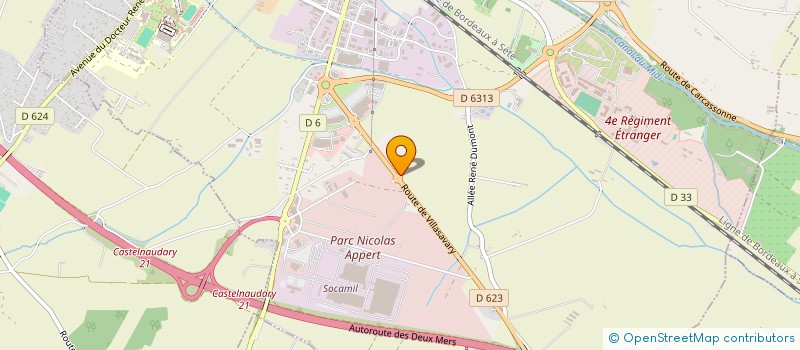 localisation de l'entreprise BTGS SARL à CASTELNAUDARY