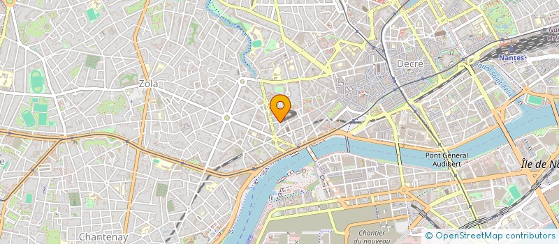 localisation de l'entreprise BTGV LAMORICIERE à NANTES