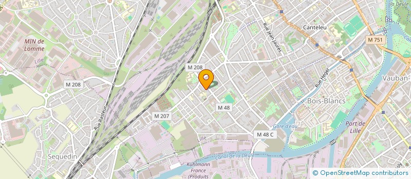 localisation de l'entreprise BTH à LILLE