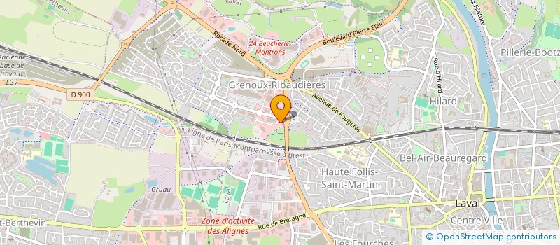 localisation de l'entreprise BTH à LAVAL