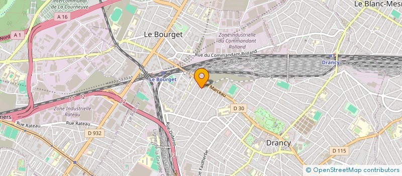 localisation de l'entreprise BTH BATIMENT à DRANCY