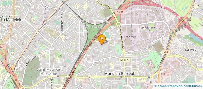 localisation de l'entreprise BTH CONSEILS à MONS-EN-BARŒUL
