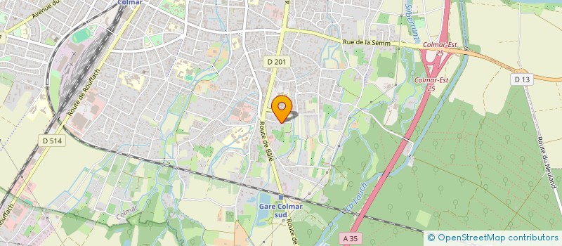 localisation de l'entreprise BTH PRESTINF  COLMAR