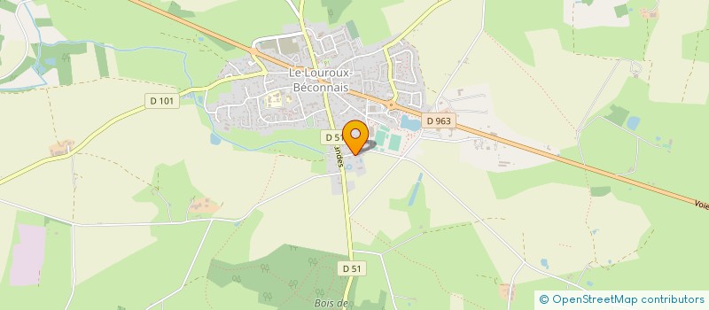 localisation de l'entreprise BTI à VAL D'ERDRE-AUXENCE