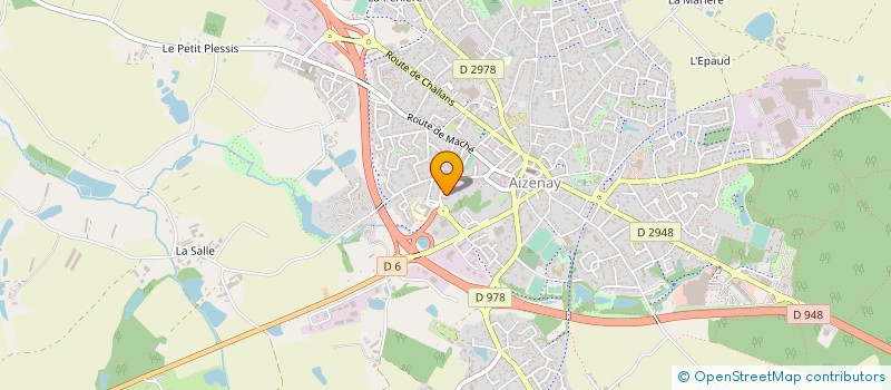 localisation de l'entreprise BTI  MACHE