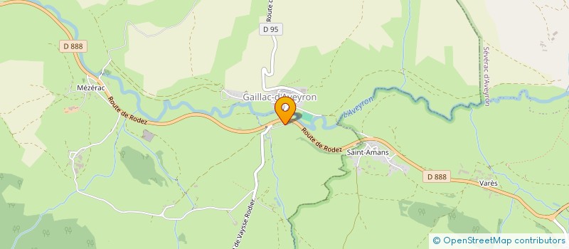 localisation de l'entreprise BTI  GAILLAC-D'AVEYRON