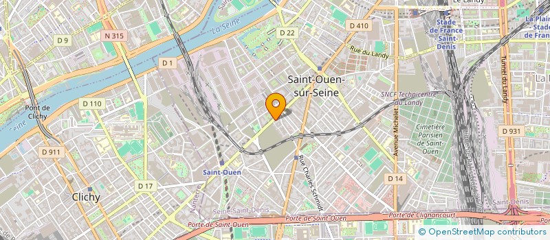 localisation de l'entreprise BTI GROUP à SAINT-OUEN-SUR-SEINE