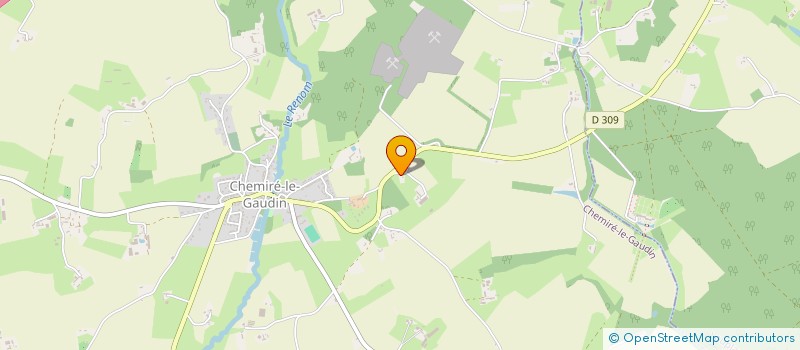 localisation de l'entreprise BTI PRO  CHEMIRE-LE-GAUDIN