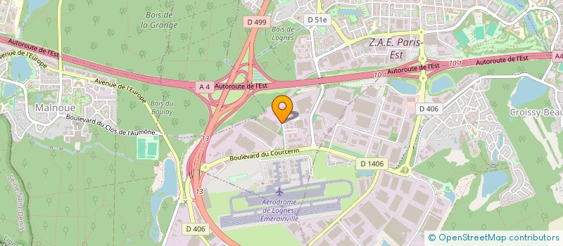 localisation de l'entreprise BTI SERVICE à LOGNES
