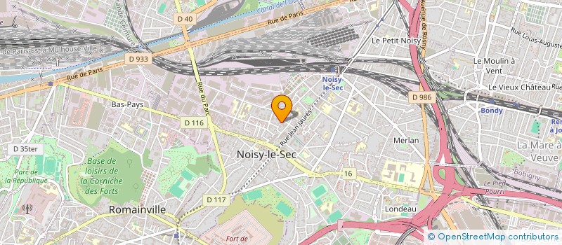 localisation de l'entreprise BTIC à NOISY-LE-SEC