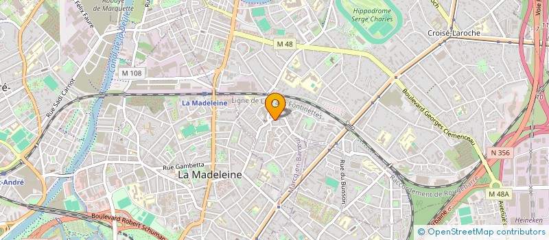 localisation de l'entreprise BTIM à MARCQ-EN-BARŒUL