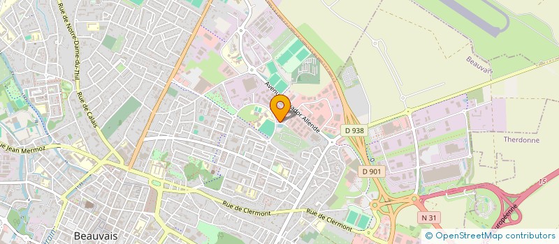 localisation de l'entreprise BTIN à BEAUVAIS