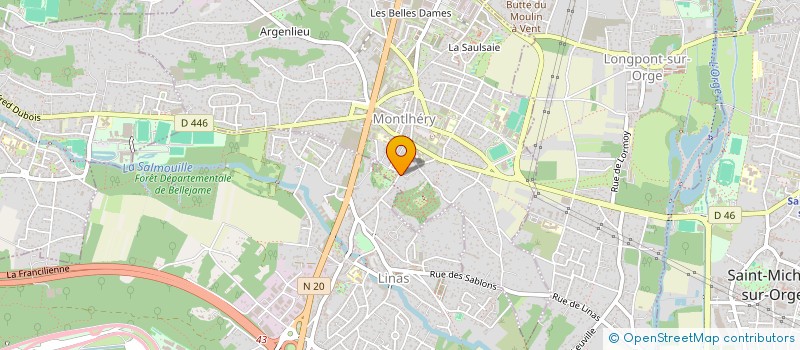 localisation de l'entreprise BTIX  MONTLHERY