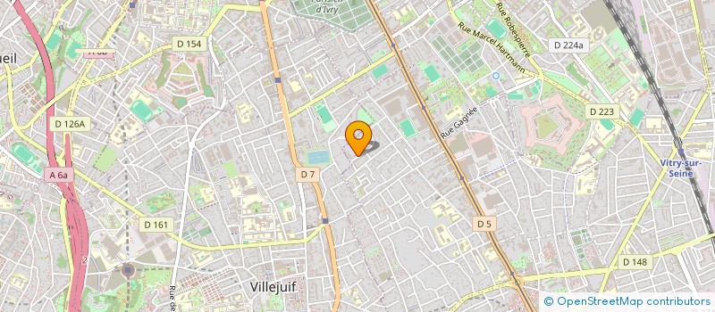 localisation de l'entreprise BTK  VITRY-SUR-SEINE