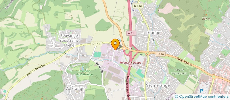 localisation de l'entreprise BTK ALGERIE à THIONVILLE