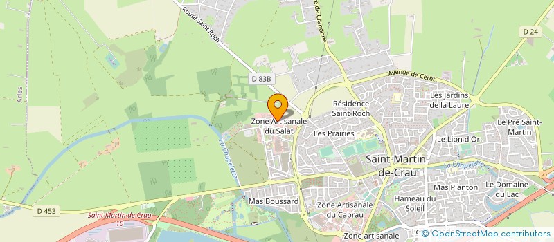 localisation de l'entreprise BTL à SAINT-MARTIN-DE-CRAU