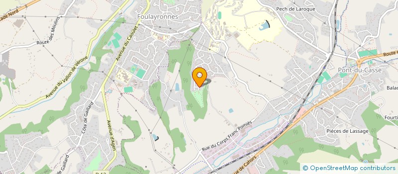 localisation de l'entreprise BTL  LA SAUVETAT-DE-SAVERES