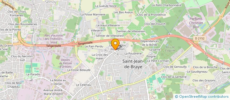 localisation de l'entreprise BTL SERVICES PLUS à SAINT-JEAN-DE-BRAYE
