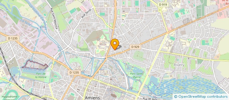 localisation de l'entreprise BTL TRANSPORTS à AMIENS