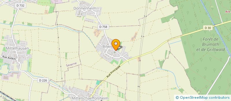 localisation de l'entreprise BTLB  BILWISHEIM