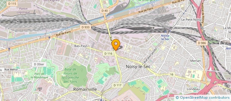 localisation de l'entreprise BTM à NOISY-LE-SEC