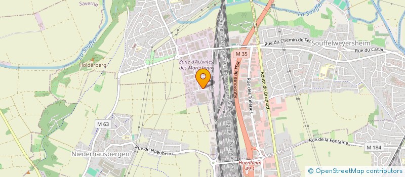 localisation de l'entreprise BTM  MUNDOLSHEIM