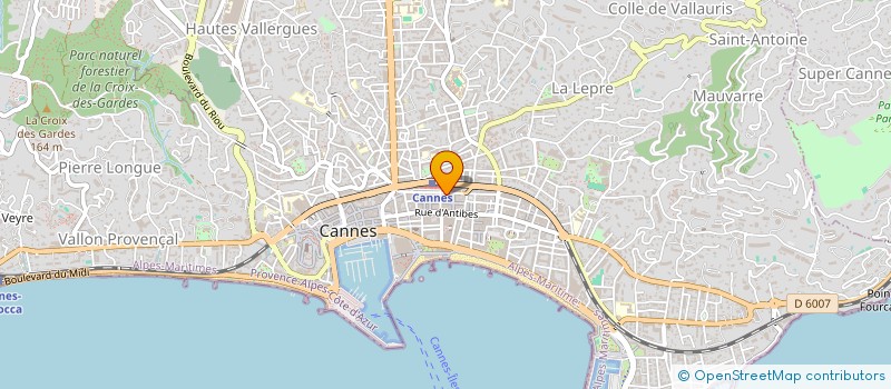 localisation de l'entreprise BTM à CANNES