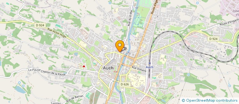 localisation de l'entreprise BTM à AUCH