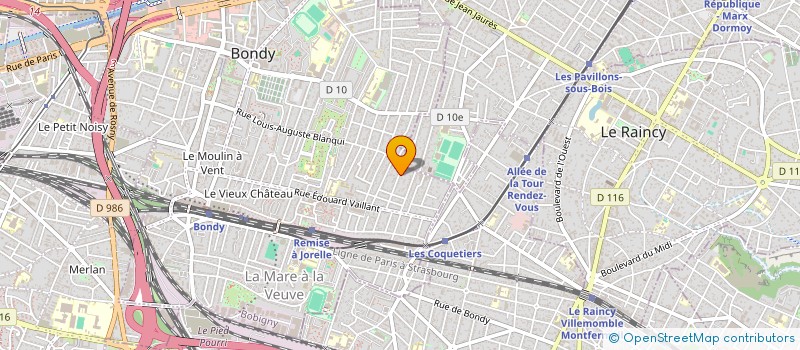 localisation de l'entreprise BTM à BONDY