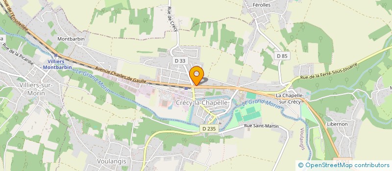 localisation de l'entreprise BTM  CRECY-LA-CHAPELLE