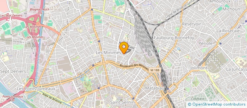 localisation de l'entreprise BTM à TOULOUSE