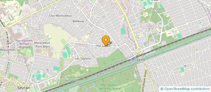 localisation de l'entreprise BTM BATIMENT à VILLEPINTE