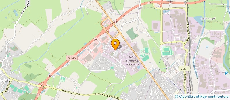 localisation de l'entreprise BTM ETUDES à DOMERAT