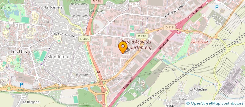 localisation de l'entreprise BTM - PRODUCTS à LES ULIS