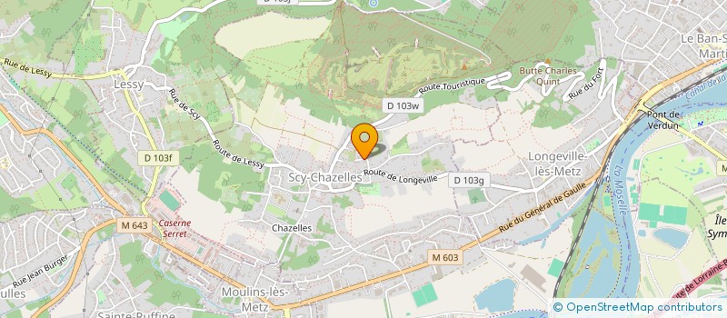 localisation de l'entreprise BTMA  SCY-CHAZELLES