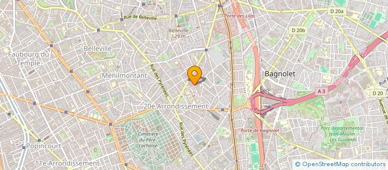 localisation de l'entreprise BTMC  PARIS