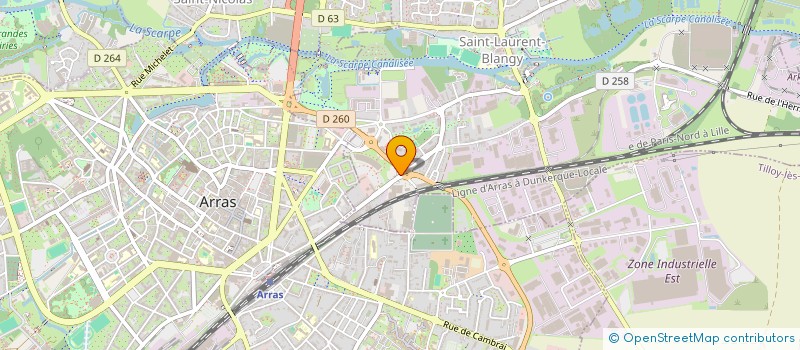 localisation de l'entreprise BTMFI  SAINT-LAURENT-BLANGY