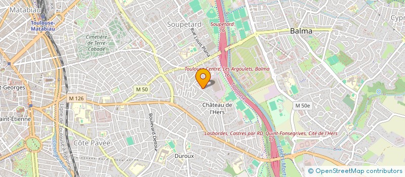 localisation de l'entreprise BTMV à TOULOUSE
