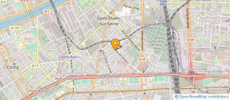localisation de l'entreprise BTN BAIDANI TRADING NEGOCIATING à SAINT-OUEN-SUR-SEINE