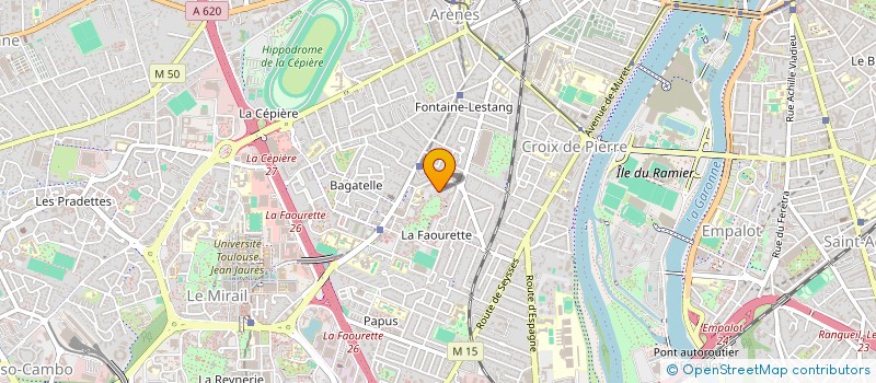 localisation de l'entreprise BTN CONSTRUCTION à TOULOUSE