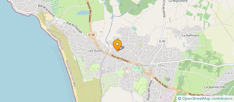 localisation de l'entreprise BTN OUTDOOR INDUSTRY FRANCE à BREM-SUR-MER