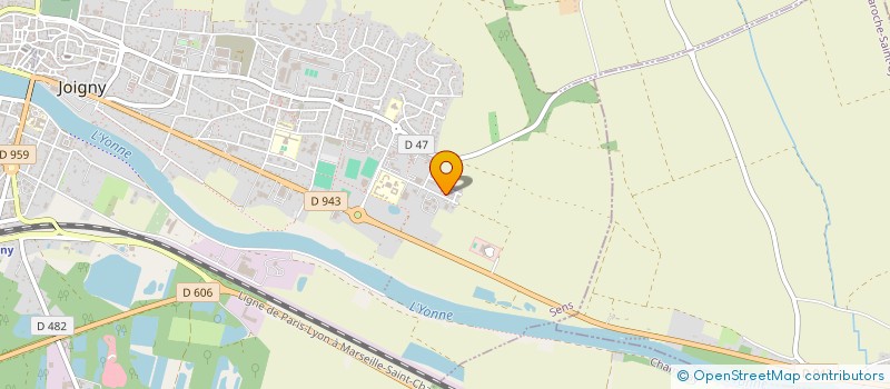 localisation de l'entreprise BTN PRO  JOIGNY