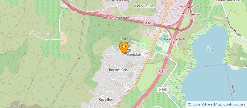 localisation de l'entreprise BTN4  NARBONNE